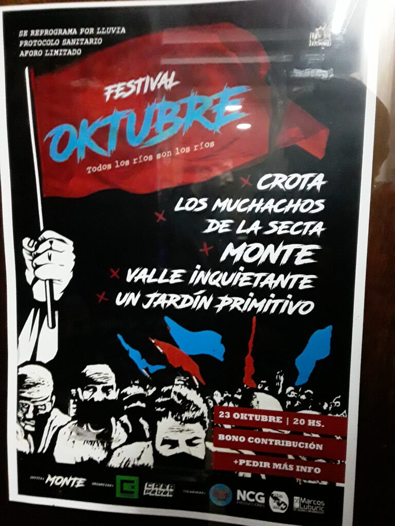 <span style='font-size:28px;'>Festival Oktubre</span><br> Cuando los ríos suenan desde los márgenes